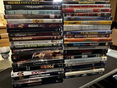 DVD lot of 35+ Random Movies Wholesale bulk reselling Mixed Genres Airbnb