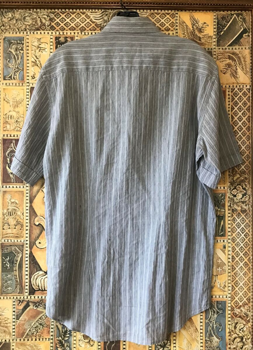 Versace Collection Vintage Men's Business Fit Short Sleeve Versace Collection Vintage Men's Business Fit Short Sleeve