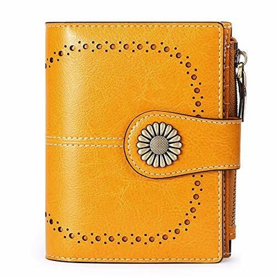 small yellow wallet