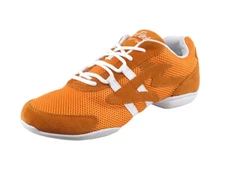 Men's Orange Latin Dance Sneakers SalsaZumba Women's Practice Salsa Hip Hop 012