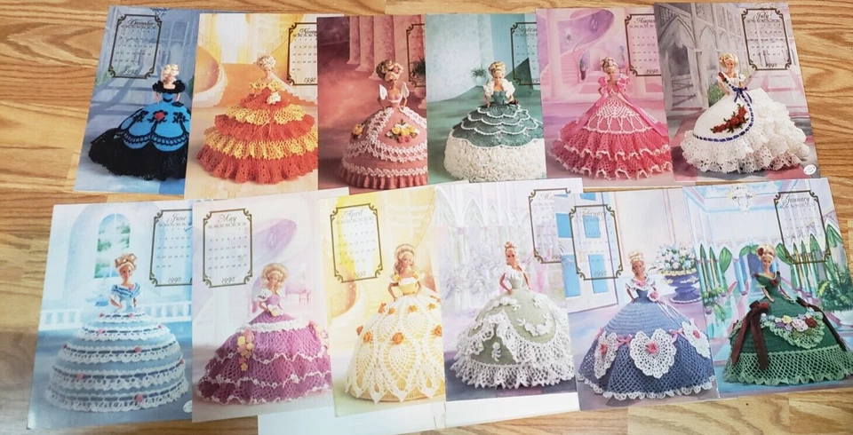 ANNIE'S CALENDAR BED DOLL SOCIETY - 1991, 1992, 1993 - READ!! - Image 4 of 4