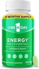 One A Day Energy Daily Essentials Multivitamin, 120 Count (Pack of 1) 