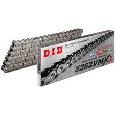 DID 525 ZVMX2 X-Ring Chain - Natural, 120 Links 525ZVMX2X120