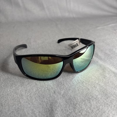 Suncloud Sunglasses  milestone  BLACK/ POLAR GREEN MIRROR