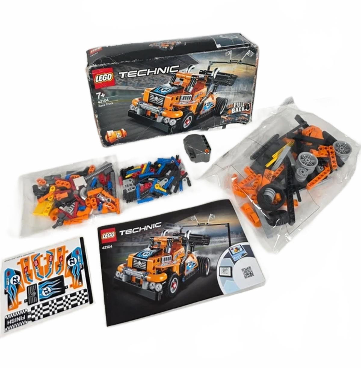 LEGO Technic 42104 Race Truck Retired Set Sealed Bags Unbuilt Pull Back image 2