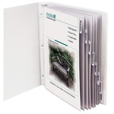 C-LINE PRODUCTS 05587 Sheet Protector,8 1/2" W,11" H,PK8 1PRR7