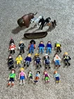 Vintage Playmobil Animals And Figures Lot - 24 Piece Lot
