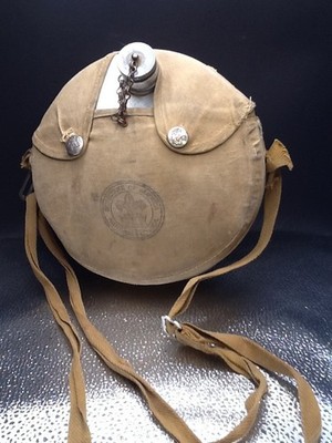 Vintage Canteen Official Boy Scouts of America National Council Camping Hiking