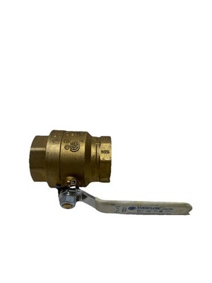 2  EVERFLOW Brass 610T002-NL IPS F/P Ball Valve 600WOG NEW