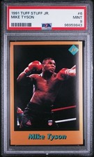 Iron Mike Tyson July 1991 Tuff Stuff Jr #6 PSA 9 Mint vs Jake Paul