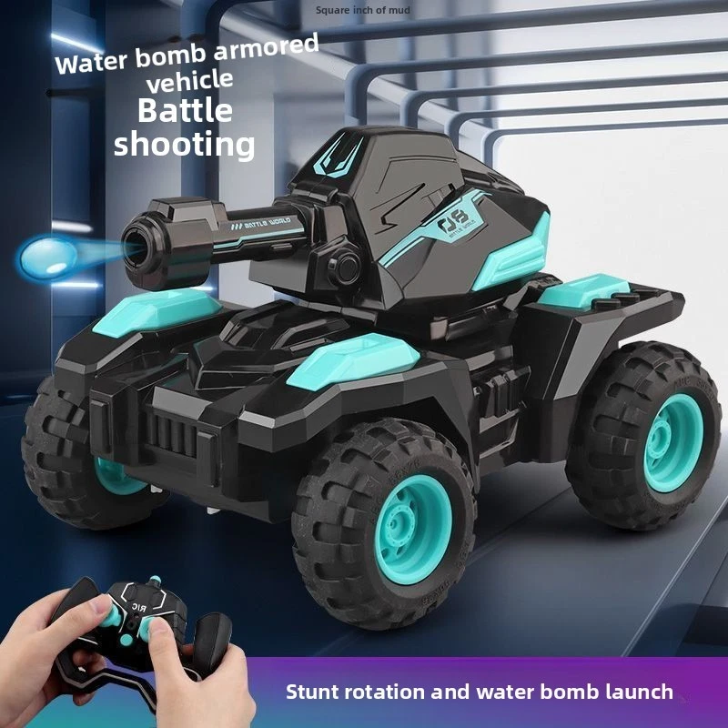 Children's remote-controlled electric tank four-wheel drive off-road toy car -1 - Image 2 of 4