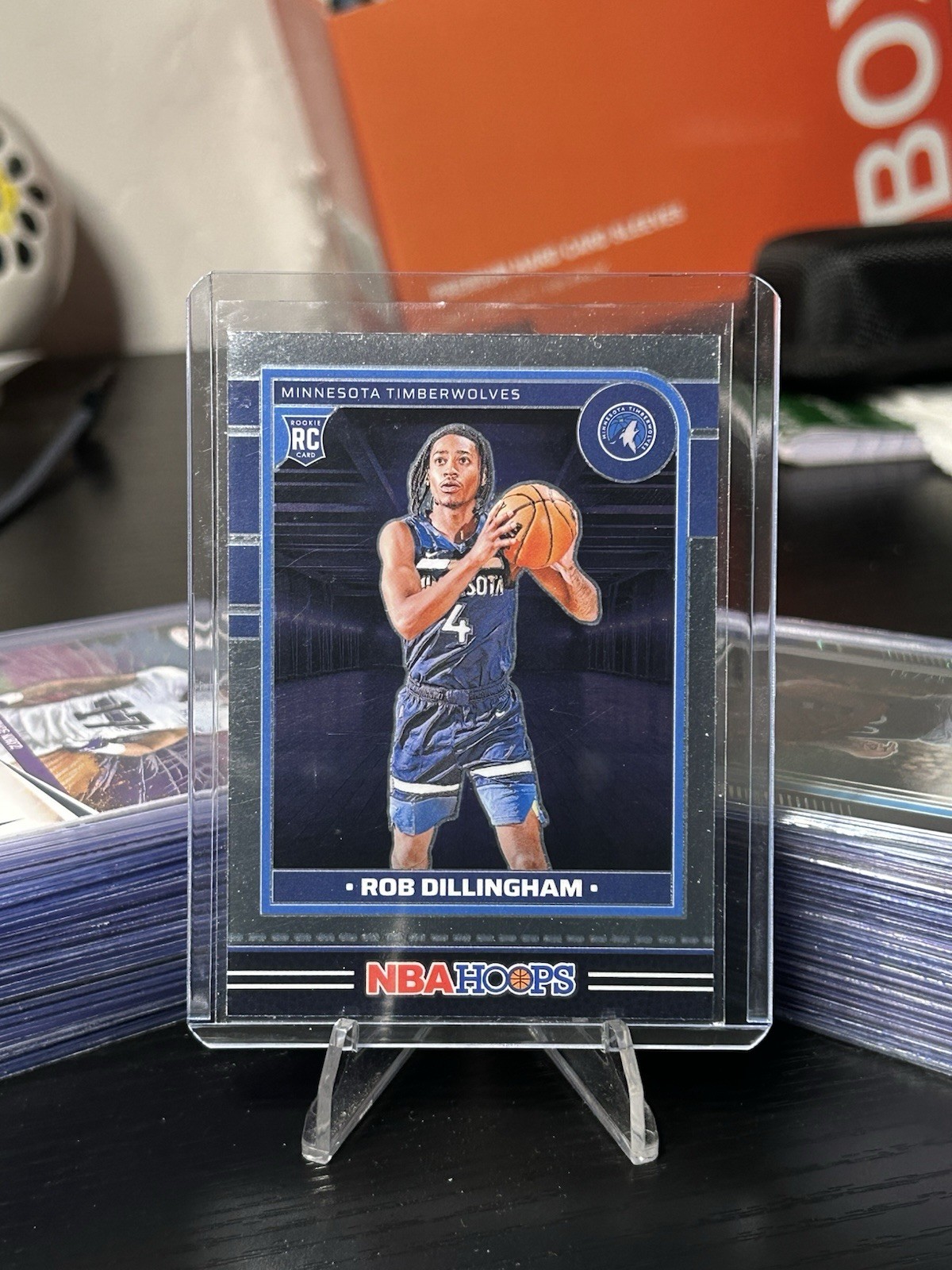 2024-25 Panini NBA Hoops 238 RC Rob Dillingham Opti-Chrome