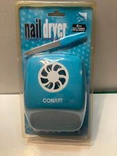 NEW ConAir Beauty Essentials Nail Dryer Blue Battery Powered Compact Travel