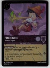 Pinocchio - Talkative Puppet Cold Foil Disney Lorcana Promo Cards 32 NM