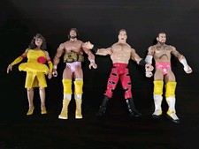 Lot Of 4 Loose WWE Figurines Benoit, Miss Elizabeth, Macho Man, CM Punk 