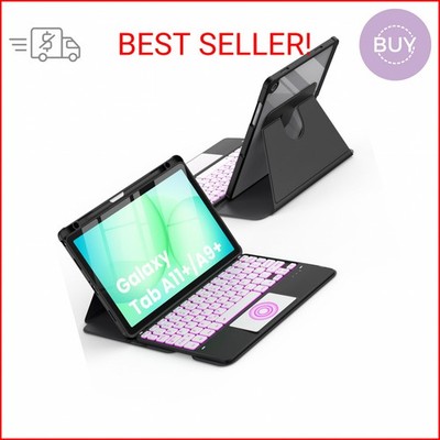 CACOE Rotating Keyboard Case for Samsung Galaxy Tab A11 Plus / A9 Plus 2025/2023