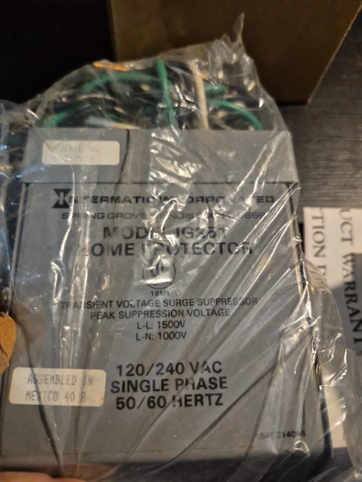 Protector Hogar Intermatic Serie IG IG251, 120/240VAC, Monofásico Foto 3 de 3