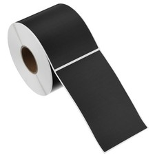 500Pcs Rectangular Color Coding Labels, 5"x3" Labels Sticker Roll, Black