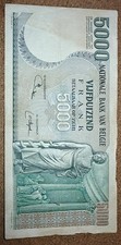 5000 Belgian Francs Andreas Vesalius