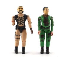 Vtg 1980s Remco American Defense Lot Commando Charlie Demon Ranger  3.75" inch