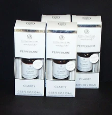 Chesapeake Bay Candle CLARITY 100% Pure Essential Oil Peppermint 0.33 fl. oz. X4