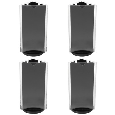  4PCS -Acrylschild -Halter Rotatable Restaurants Menü Display Stand Tabletop