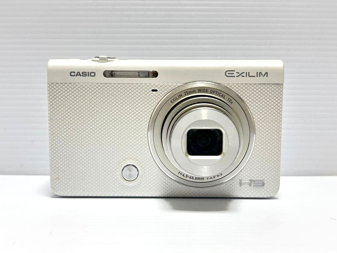V GOOD CASIO HIGH SPEED EXILIM EX-ZR70 White 16.1MP Digital Camera