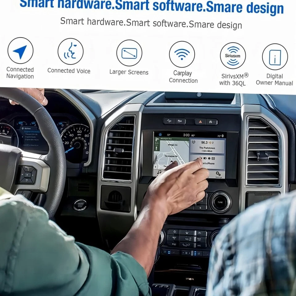 SYNC 2 To SYNC 3 Upgrade Kit 3.4 FitFor Ford Sync3 APIM Module Carplay Factory - Image 3 of 4