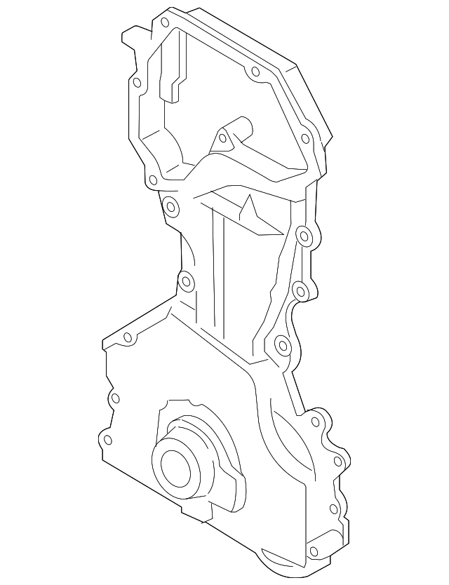 Nissan Altima 2007-2013 genuino - cubierta de distribución 13500-JA00B Foto 2 de 3