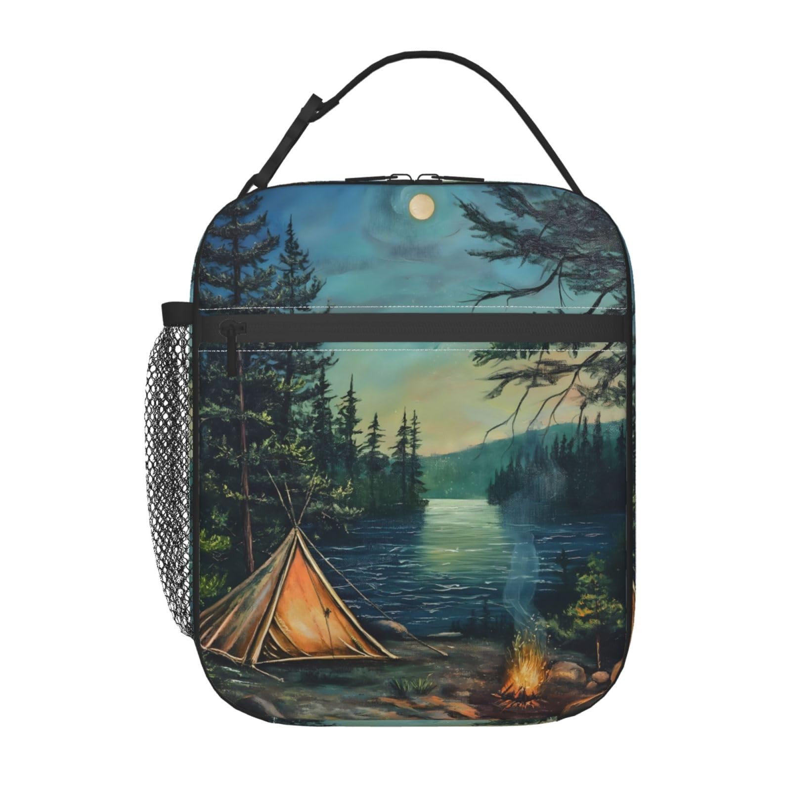 Insulated Lunch Box for Camping Office Work Reusable for Men Women