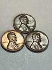 Lot of 3 1956-P 1957-P 1958-P Philadelphia Mint Circulated Lincoln Wheat Pennies — photo 1