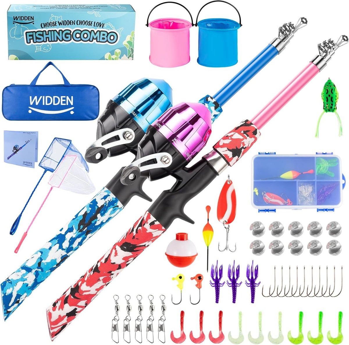 Kids Fishing Pole, Portable Telescopic 1.5 Meters, Blue+Pink | eBay Kids Fishing Pole, Portable Telescopic 1.5 Meters, Blue+Pink | eBay