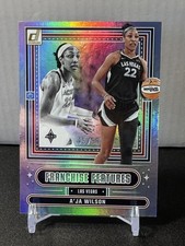 2025 Panini Donruss WNBA A'ja Wilson Franchise Features Laser /99 Las Vegas Aces