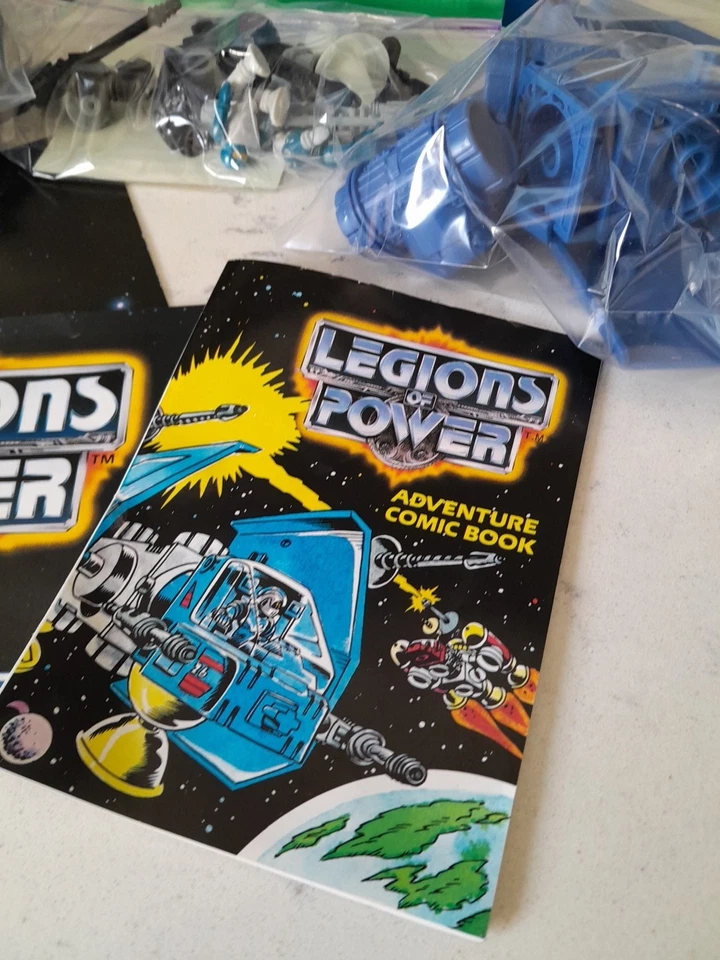 De colección Legions of Power Space Fighter 1986 TONKA con Teniente Marcador 100% Completo Foto 3 de 4