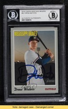 BAS 2019 Topps Heritage Minor League Edition Drew Waters BGS Authentic READ 0lm