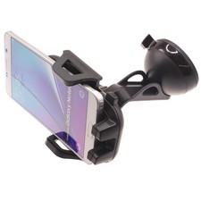 Car Mount Dash Windshield Holder Cradle Swivel Dock Suction for Smart Phones