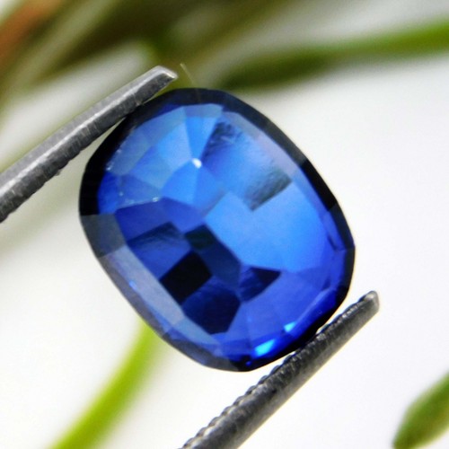 Stunning 5.60 Ct Natural Ceylon Blue Sapphire - Certified Cushion Cut Gemstone - Zdjęcie 6 z 6