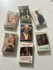 Vintage Country Music 7 Cassette Variety Bundle George Strait Kenny Rogers Leann