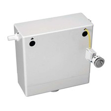 Toilet Concealed Cistern Chrome Dual Flush Push Button Wras Approved Cistern