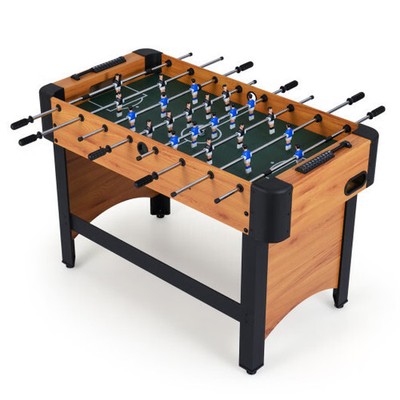 Foosball Table Competition Full Size Soccer Game Table with 22 Players-Natural -