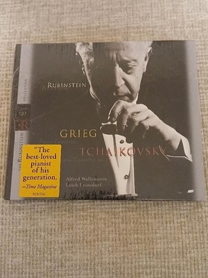 Rubinstein: Grieg Piano Concerto # 16 & Tchaikovsky Piano Concerto #1 - New/Seal