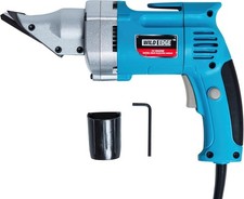 Electric Metal Shear, 14 Gauge 5.0 Amp Variable Speed Swivel Head Heavy Duty ...