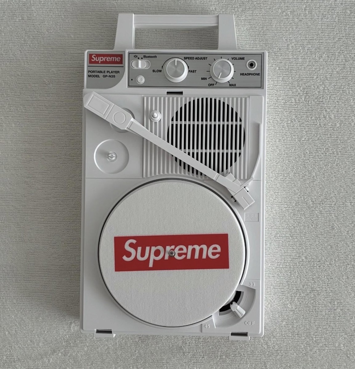 Supreme ANABAS Portable Record　Player Supreme ANABAS Portable Record Player SUPREME ANABAS GP-N3S