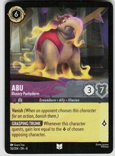 Abu Illusory Pachyderm 50/204 Reign of Jafar Disney Lorcana