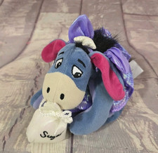 Eeyore Sugar Plum Fairy The Disney Store Mini Bean Bag Plush Toy Winnie Pooh 7  