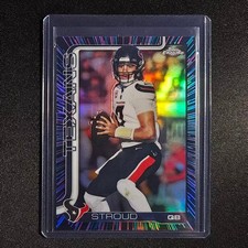 💡XH 2025 TOPPS CHROME FOOTBALL NEON PULSE REFRACTOR CJ STROUD #119