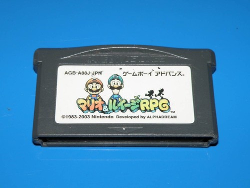 Mario & Luigi RPG Sur Game Boy Advance - Version Japonaise - Bon état