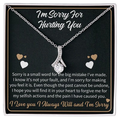 I'm sorry for Hurting you Alluring Beauty Necklace