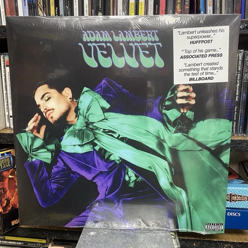 ADAM LAMBERT (QUEEN) - Velvet - NEW PURPLE VINYL LP (2020) SEALED VINYL LP