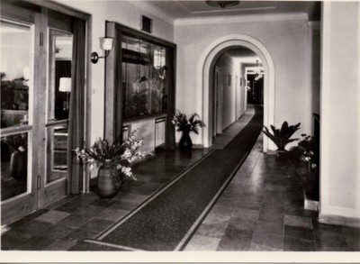 Tabarz, FDGB-Erholungsheim ''Theo Neubauer'', Empfangshalle 1957